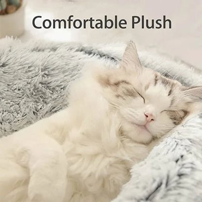 Cold Plush Calming Pet Sleep Nest